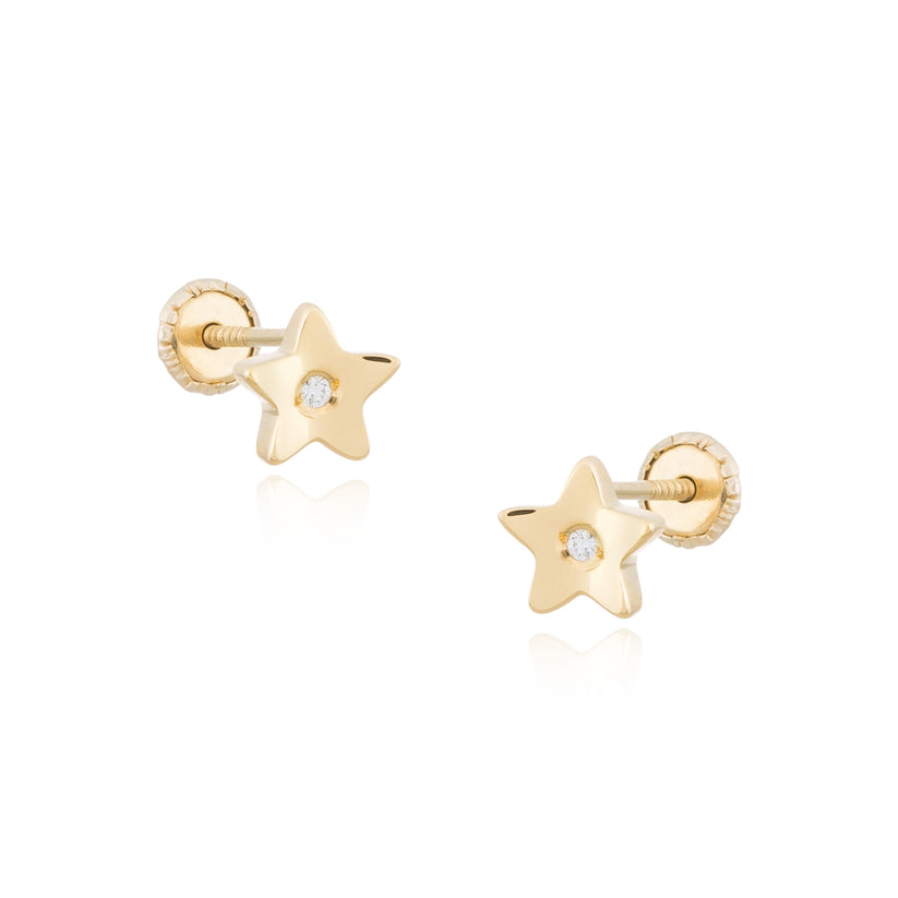 Earrings Diamond Star