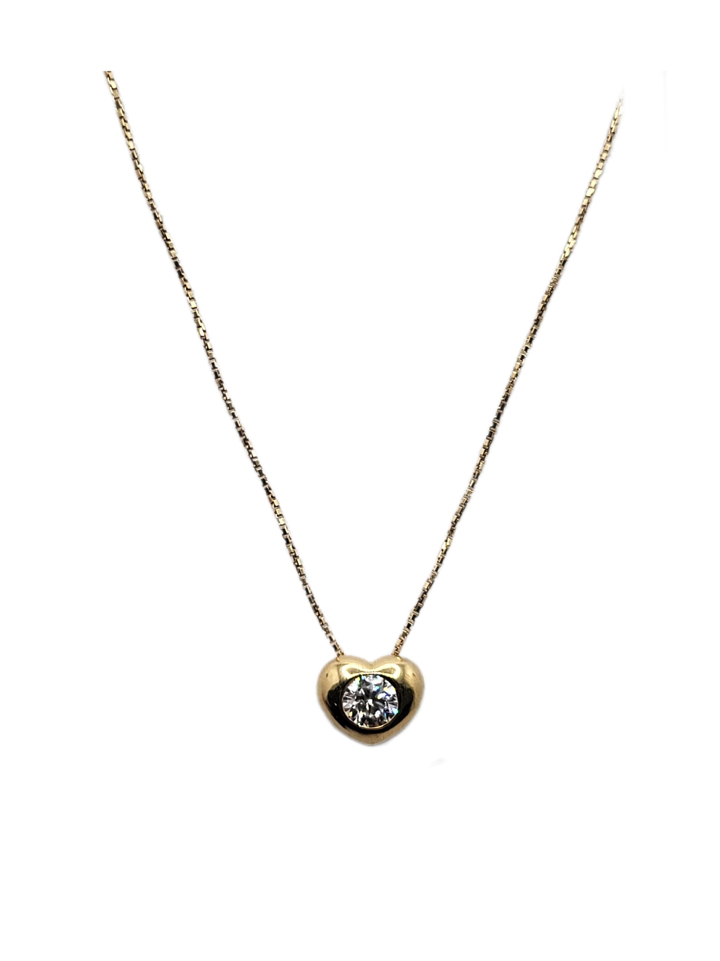 Necklace with Heart Gold 18k