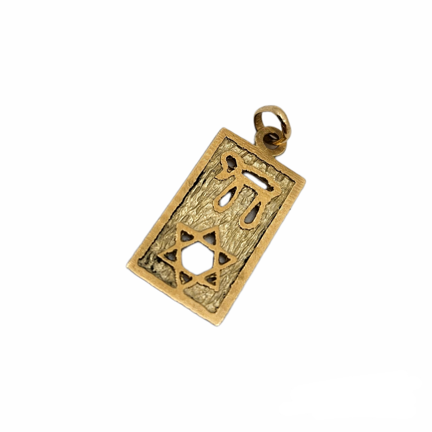 Chai star of David pendant