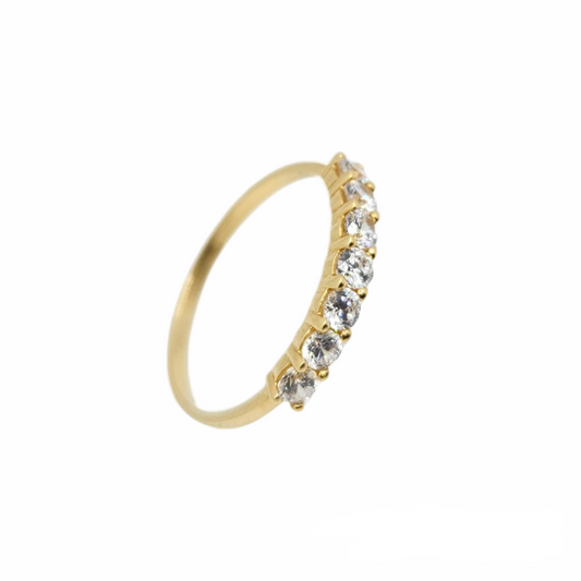 Eternity half ring 18k