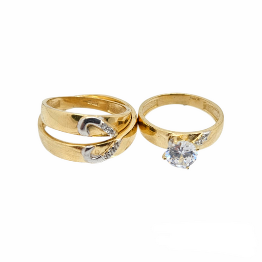 Wedding Set Ring 14K