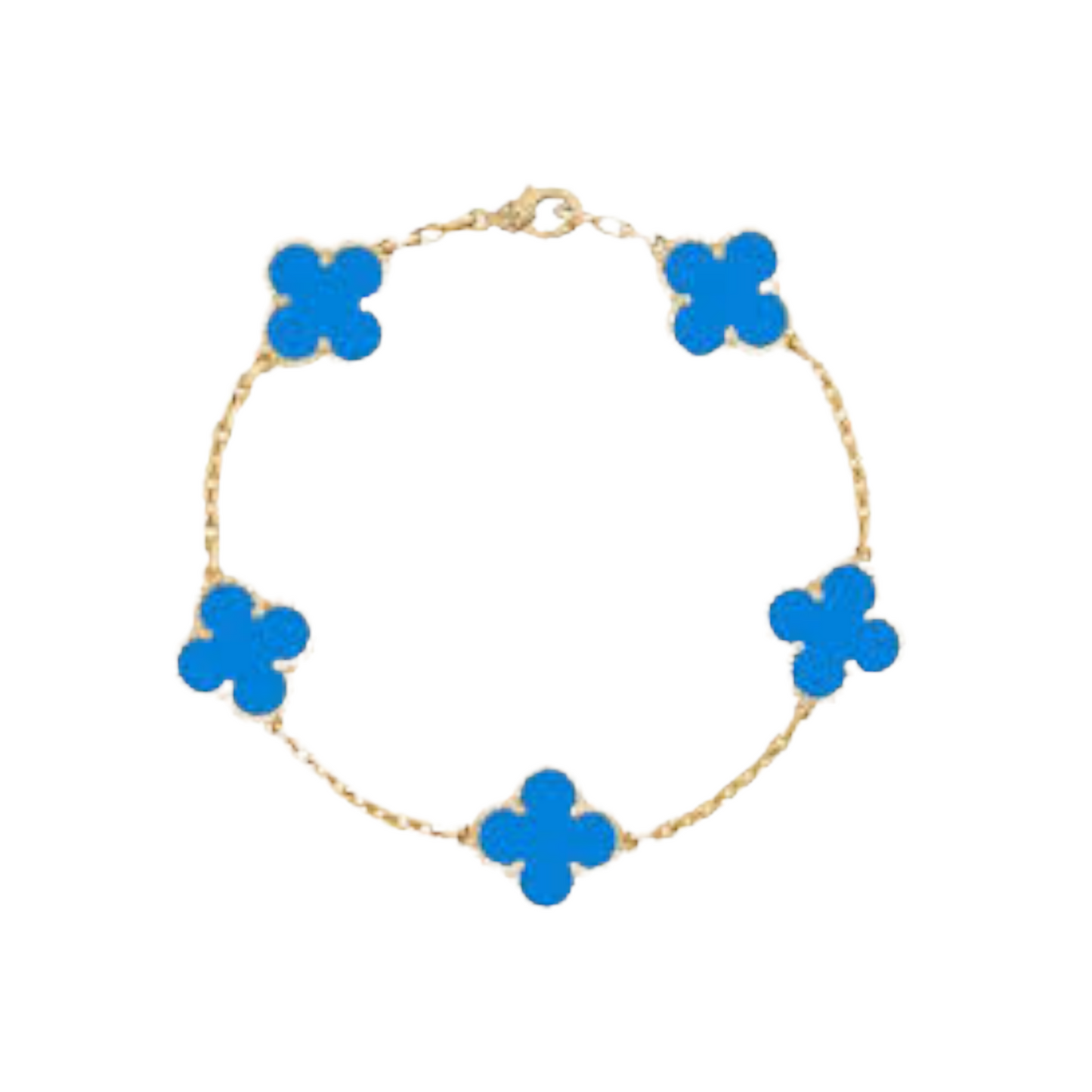 Bracelet Turquoise clover 14k