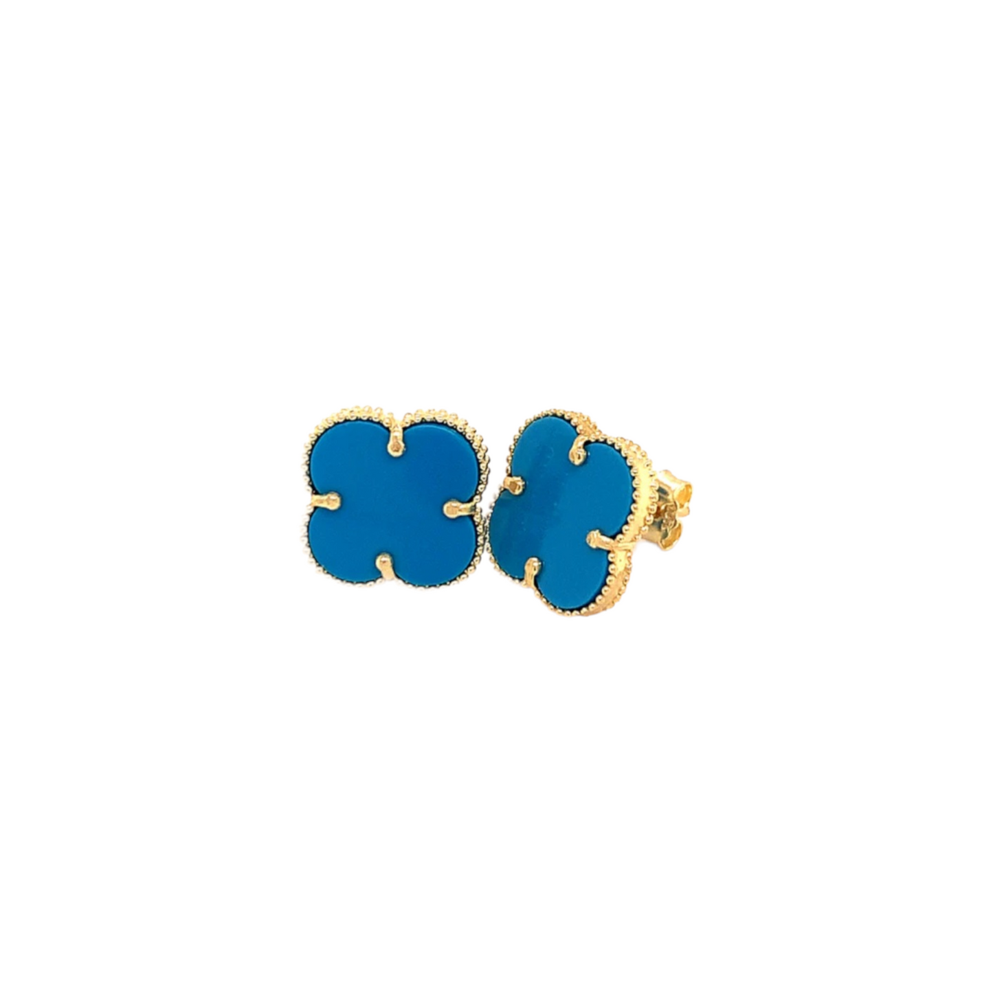 Ring Turquoise flower 14k