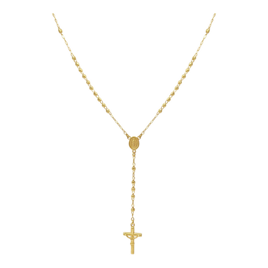 Rosary necklace 18k