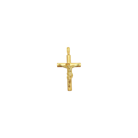 14k yellow gold cross pendant