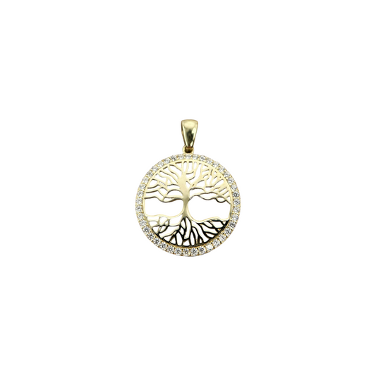 Tree Life Pendant 14k