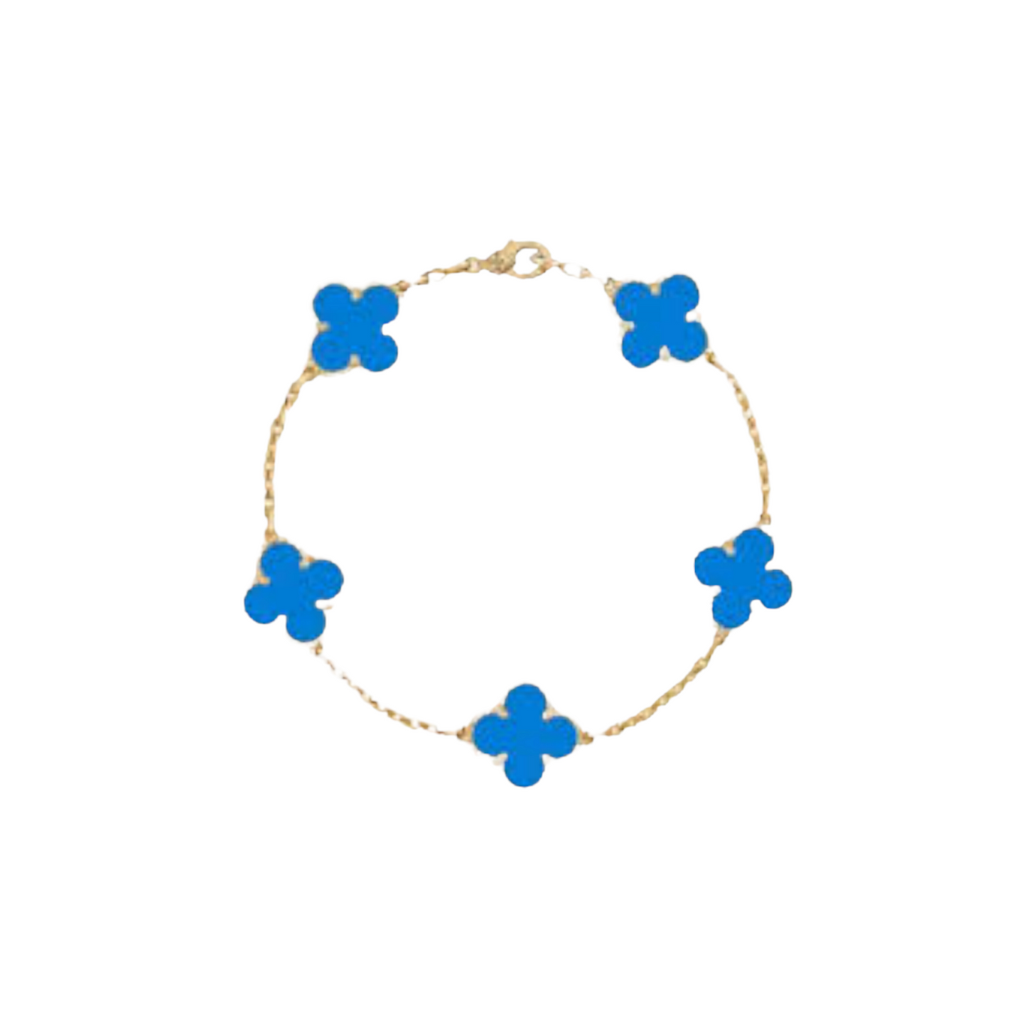 Bracelet Turquoise clover 14k