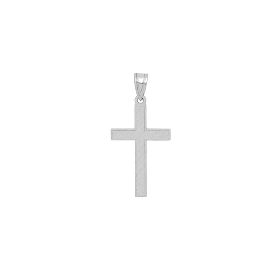 Cross White Gold 18K