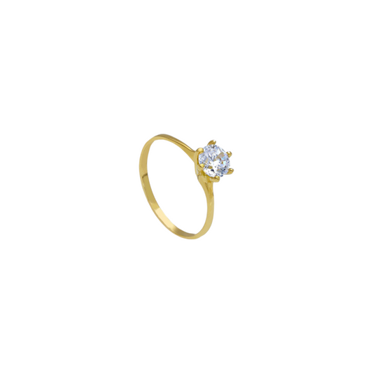 Solitaire Ring 18k