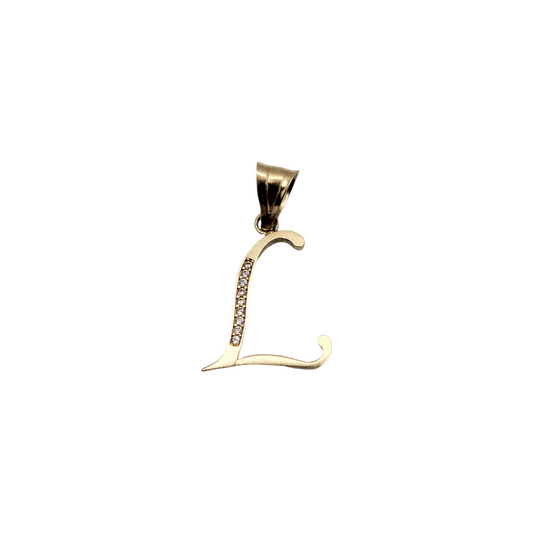 Charm Initial L Gold 14k