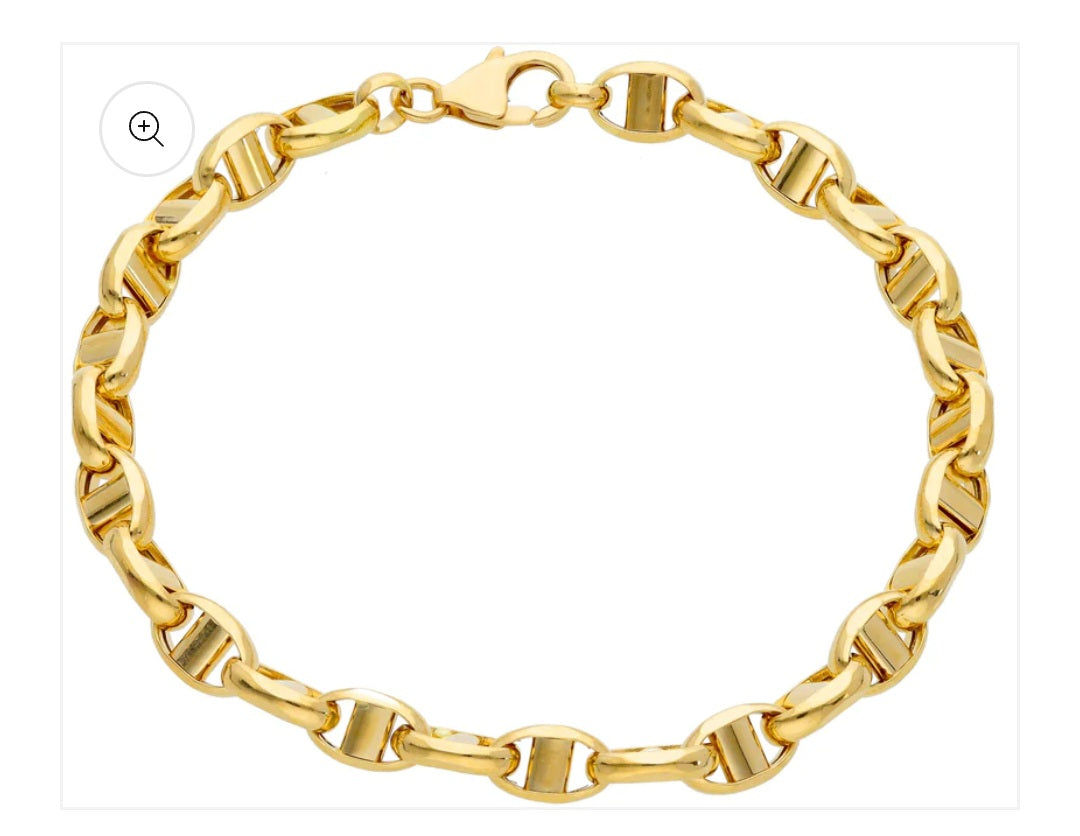 Bracelet Anchor Puff Mariner 18k