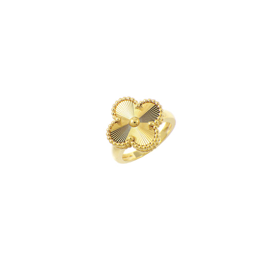 14k Gold Clover Ring